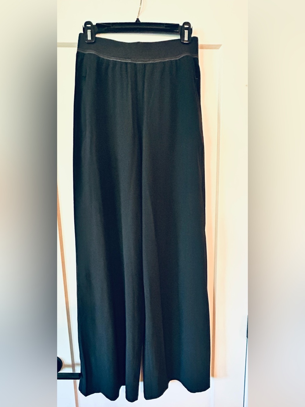 Lululemon Swift High-Rise Wide-Leg Pant Logo Waistband - Black